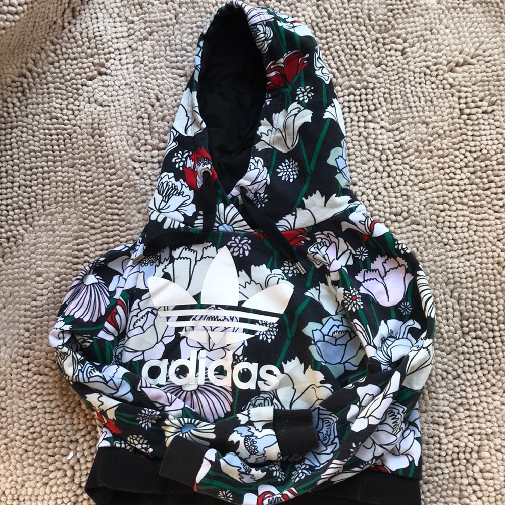 Adidas cropped hoodie